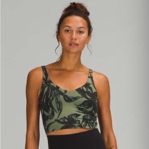 Lululemon Align Top- Botanical Bloom Green Twill Multi